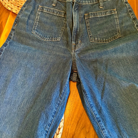 Madewell The Perfect Vintage Wide Leg Jean Patch Pocket Caronia Wash 29 Tall NWT - Picture 3 of 5